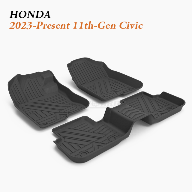 Floor Liner and Trunk Set Wholesale for 2011-Present Honda Civic (9/10/11-gen)