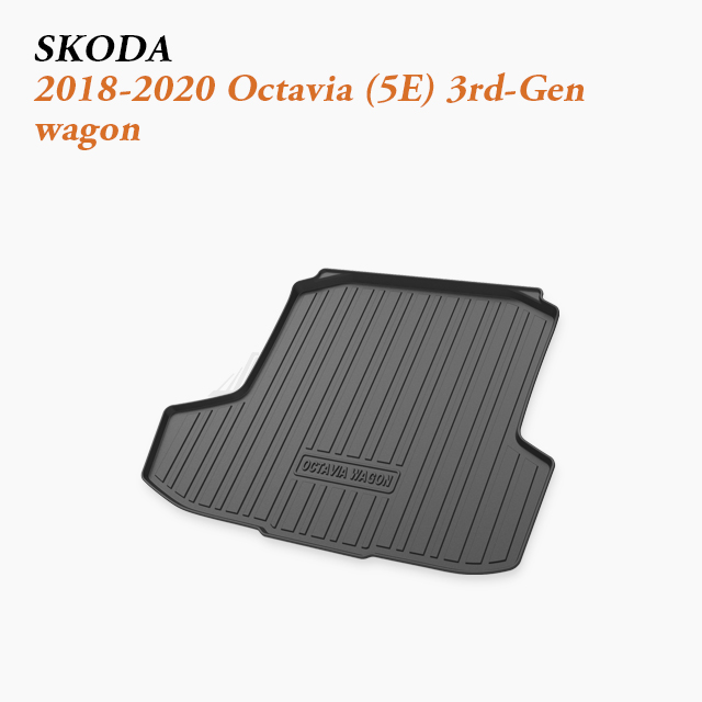 2015-Present Skoda Octavia Boot Liner – Everyday Family Hatchback Trunk Mat