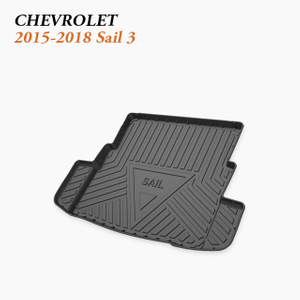 2015-2018 Chevrolet Sail 3 Trunk Mat | Custom Boot Cargo Liner for Compact Sedan
