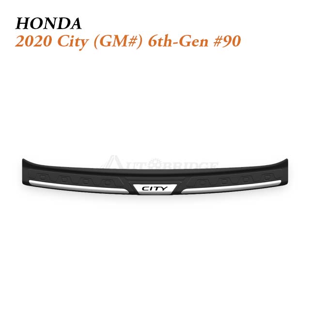 2020-2021 Honda City Boot Sill Protector for Refined B-Segment Sedan Trunk Use