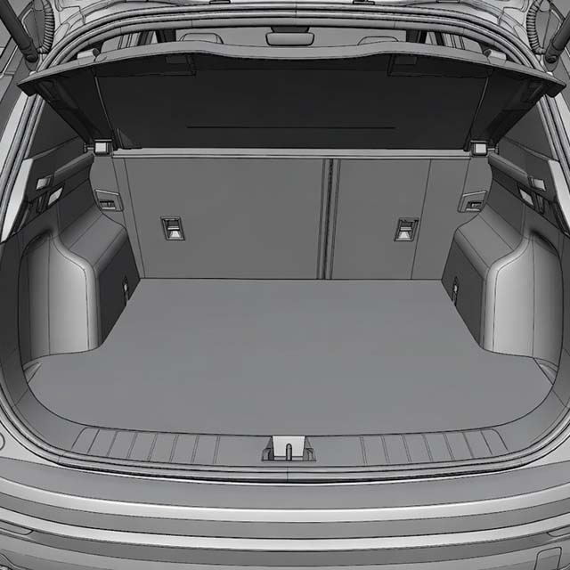 2020 Proton X50 Rear Bumper Protector for Sporty Compact SUV Cargo Guarding