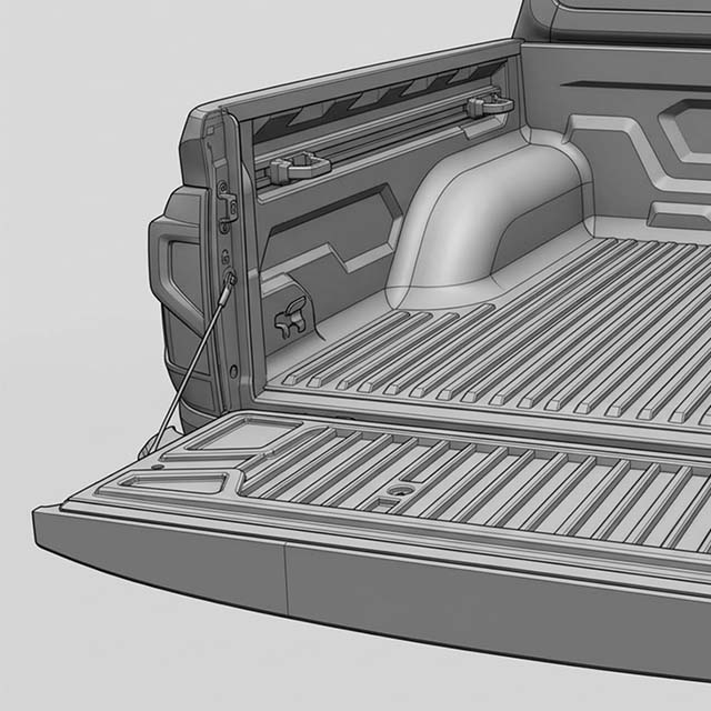 2004-2022 Nissan Navara Rear Bumper Protector for Reliable Work-and-Adventure Pickup Loading