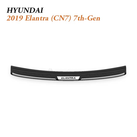 2016-2022 Hyundai Elantra Rear Bumper Protector for Practical Daily Sedan Trunk Loading