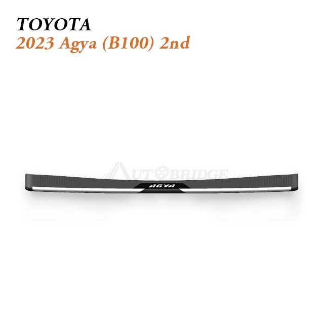 2019-2023 Toyota Agya / Perodua Axia Boot Sill Protector for Practical City Hatchback Cargo Use