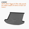 2018–Present Chery Tiggo 8 Trunk Mat | Expansive Cargo Defense for Flagship SUVs