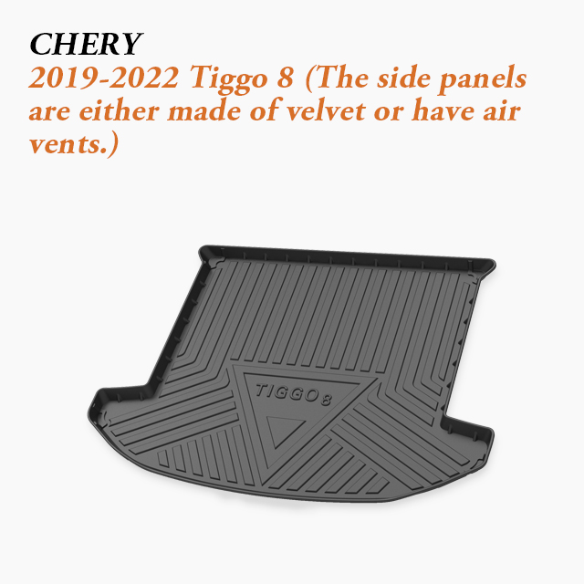 2018–Present Chery Tiggo 8 Trunk Mat | Expansive Cargo Defense for Flagship SUVs
