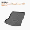 2013–Present Mazda3 Axela Trunk Mat | Seamless cargo coverage with raised‑edge protection