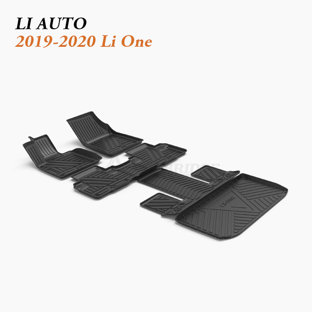 3D/5D All-Weathe Floor Mats Uzbekistan Export fit 2019-Present Li One 6 Seaters