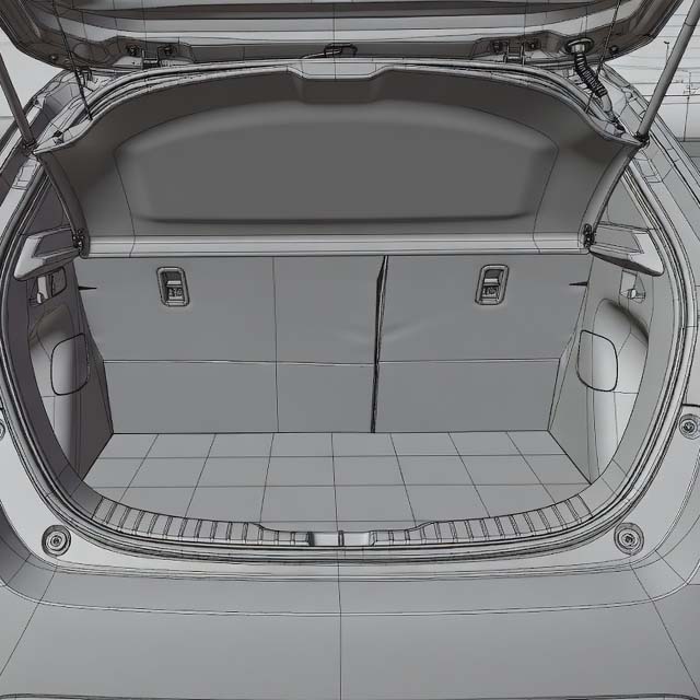 2020-2021 Honda City Boot Sill Protector for Refined B-Segment Sedan Trunk Use