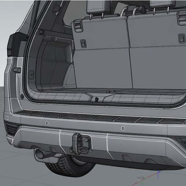 2022 Toyota Land Cruiser Boot Sill Protector for Rugged 4x4 Cargo Guarding