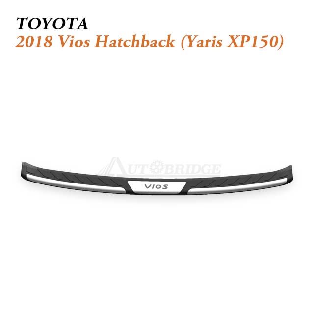 2014-2023 Toyota Vios Boot Sill Protector for Practical Daily Sedan Cargo Use