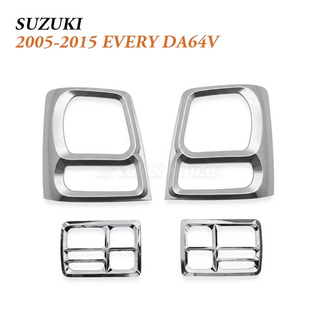Headlight Taillight Cover Set for Suzuki Every DA64V (2005–2015) | 4 pc Set