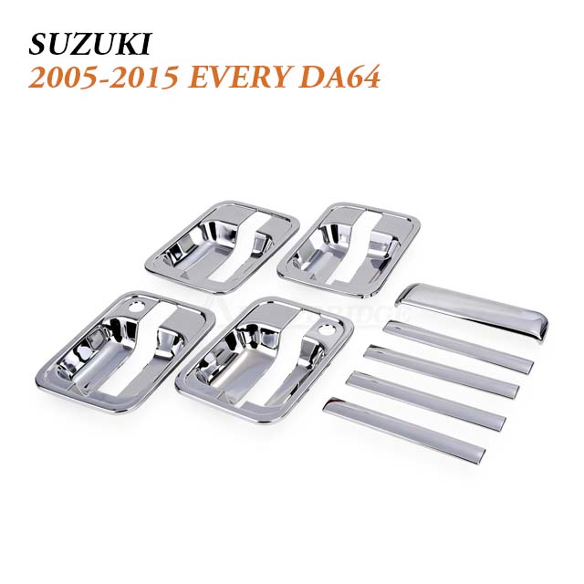 Door Handle Cover for Suzuki Every DA64 (2005–2015) | 9 pc Set