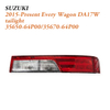 2015-Present Suzuki Every Wagon DA17V DA17W City Kei Van Lighting Set Front Headlight Rear Tail Light