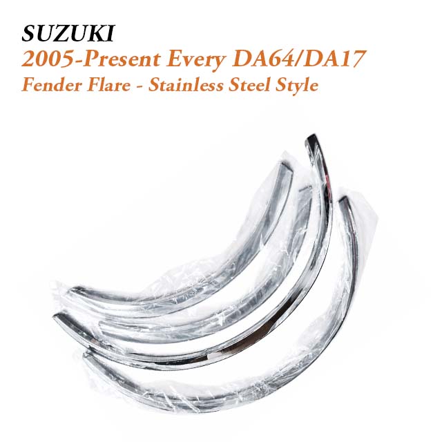 Stainless Sttell Fender Flare for 2005-Present Suzuki Every DA64/DA17