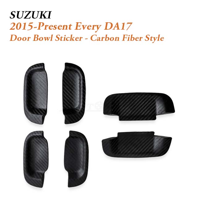 6 Pcs Set Door Bowl Sticker for 2015-Present Suzuki Every DA17